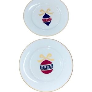 Gibson set of Ornaments small Christmas plates